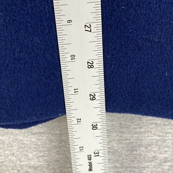 Tommy Hilfiger Wool Jacket Womens Small Blue Pea Coat Military Double Breasted - Picture 9 of 12